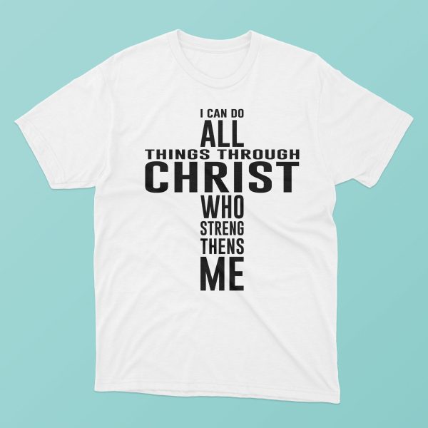 Tricou cu mesaj crestin - cruce