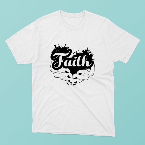 Tricou cu mesaj crestin - Faith
