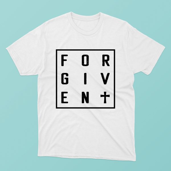 Tricou cu mesaj crestin - FORGIVEN