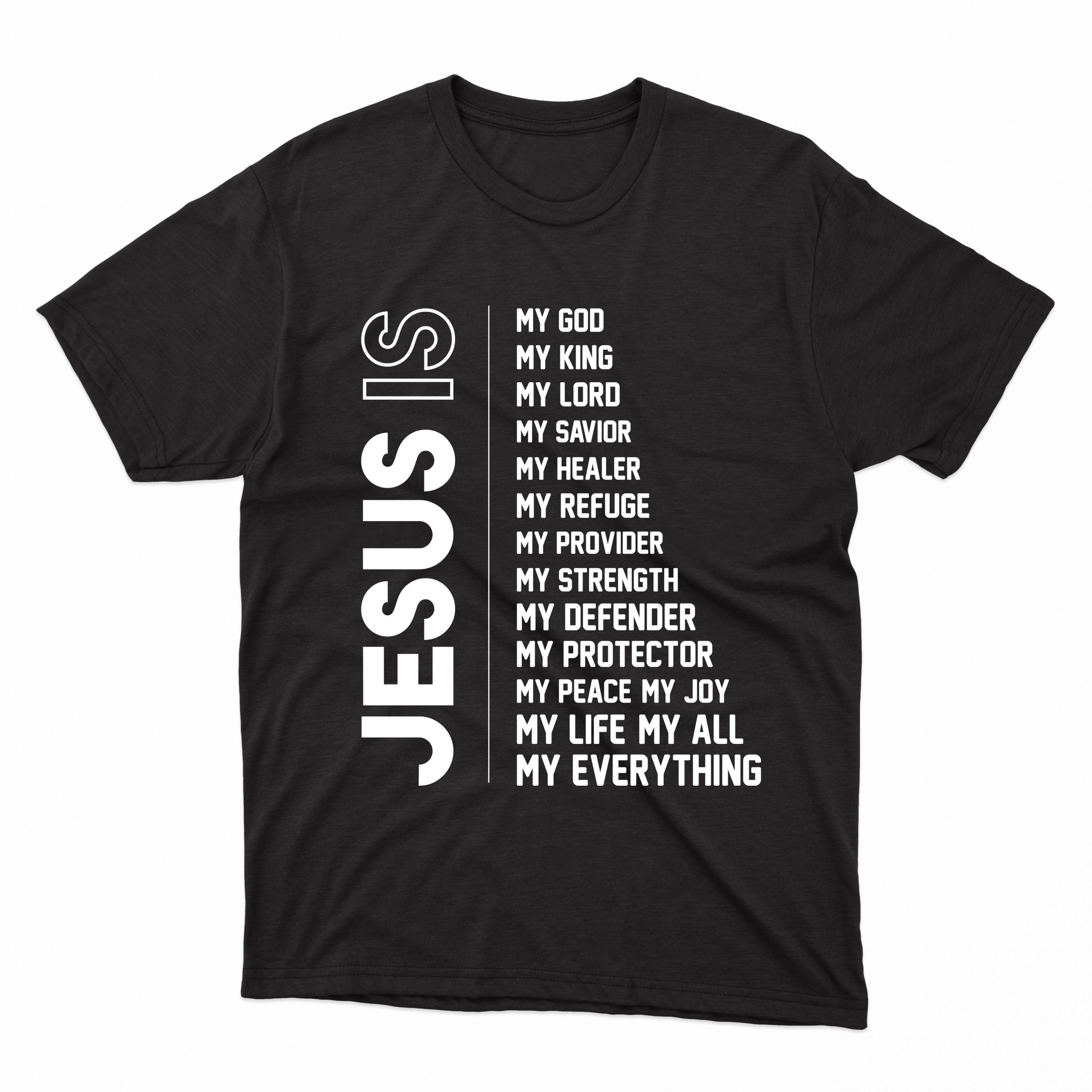 jesus is tricou negru