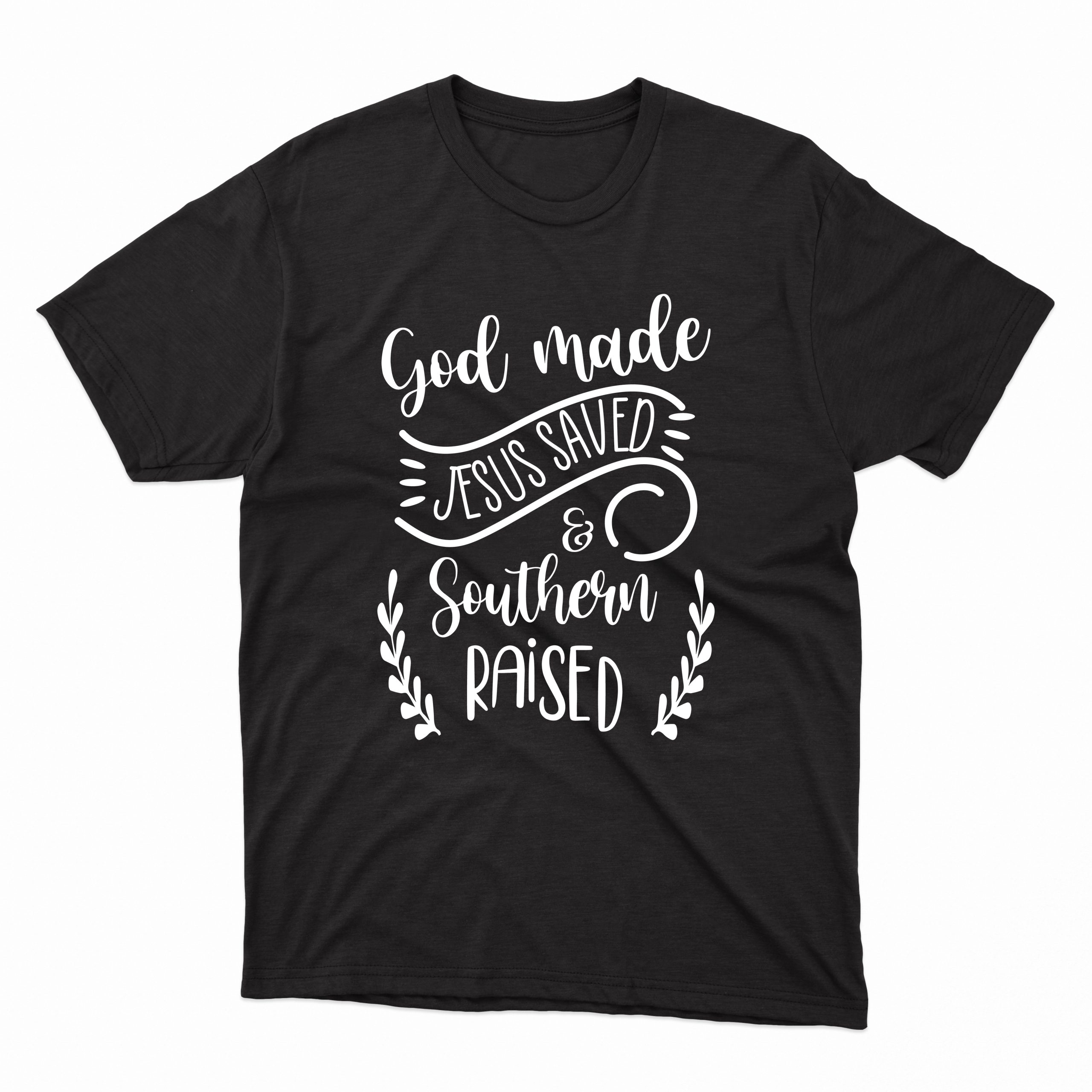 jesus saved tricou negru