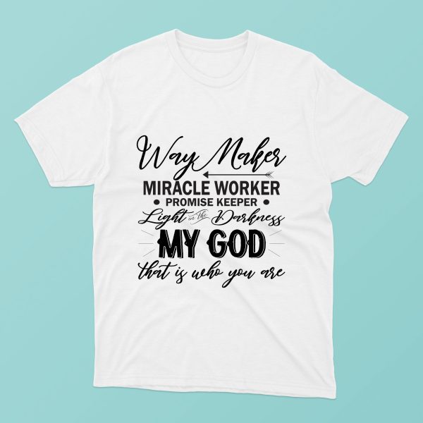 Tricou cu mesaj crestin - Light in the Darkness