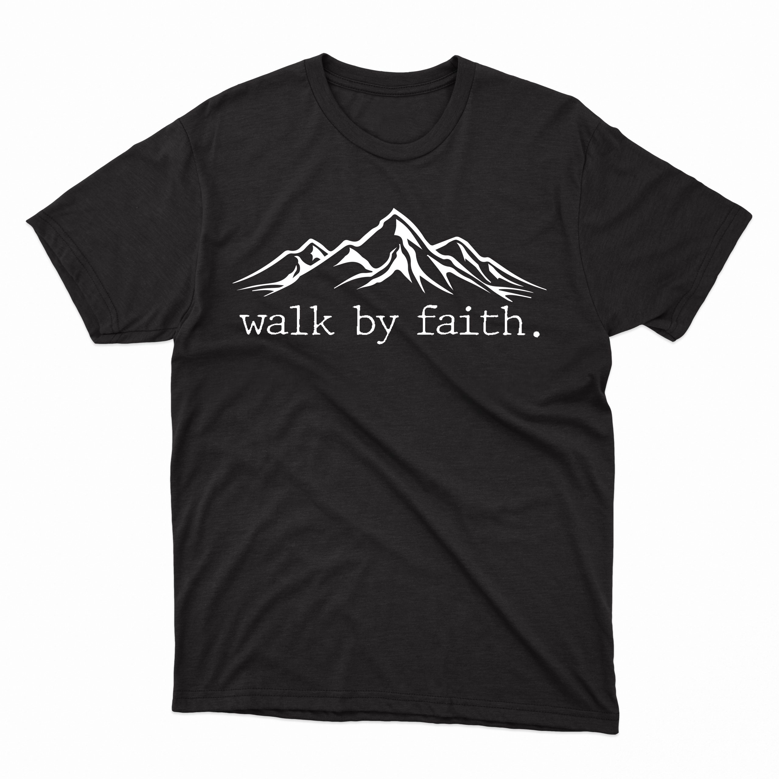 walk by faith tricou negru