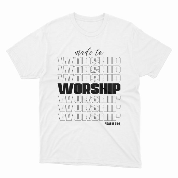 Tricou cu mesaj crestin pentru Worship