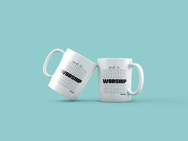 Cană cu mesaj crestin – Worship