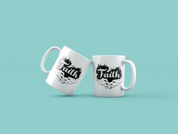 Cană cu mesaj crestin – Faith