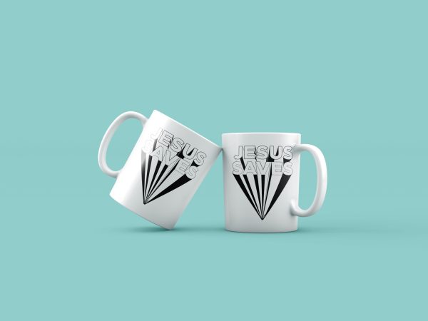 Cană cu mesaj crestin – JESUS SAVES