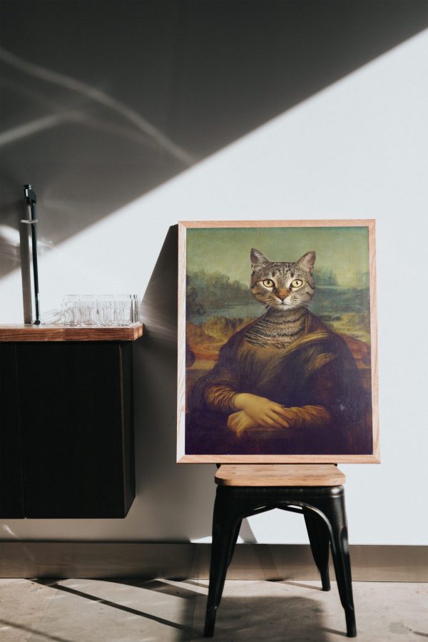 Tablou personalizat cu animalul tău de companie - Mona Lisa